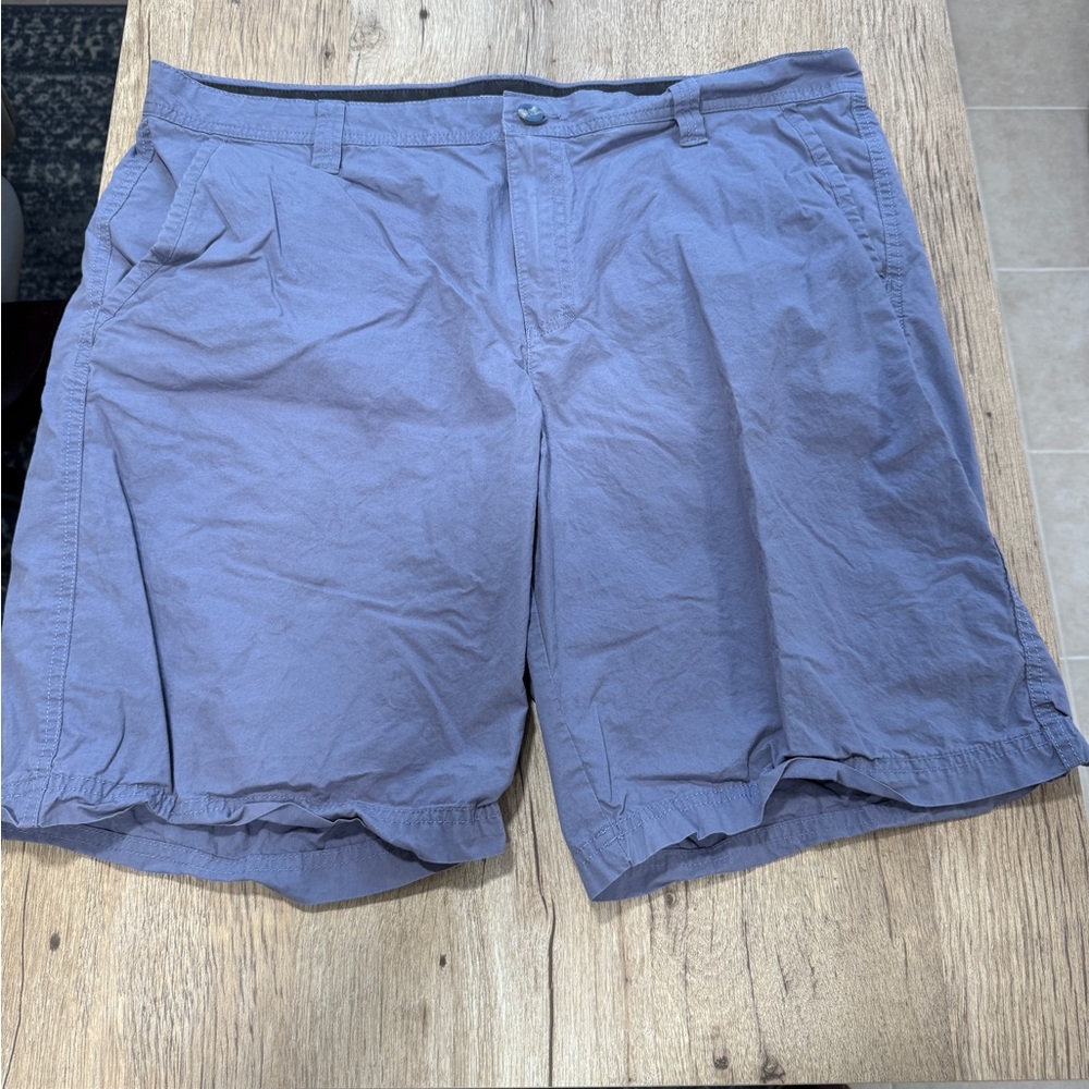 Columbia Men's Slate Blue Flat Front Shorts
